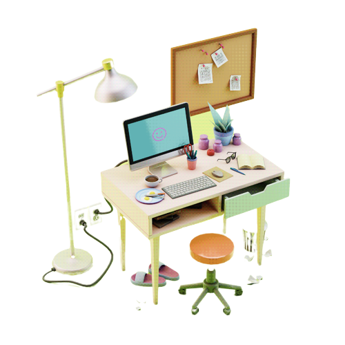 bureau retro
